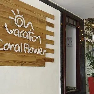 Hotel On Vacation Coral Flower
